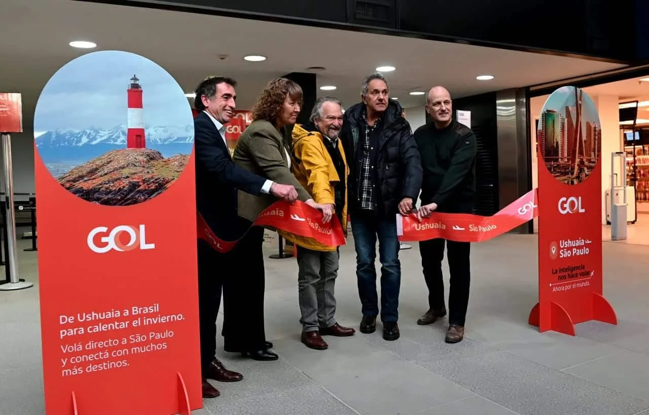 GOL lanza vuelo directo entre São Paulo y Ushuaia, impulsando el turismo en Tierra del Fuego