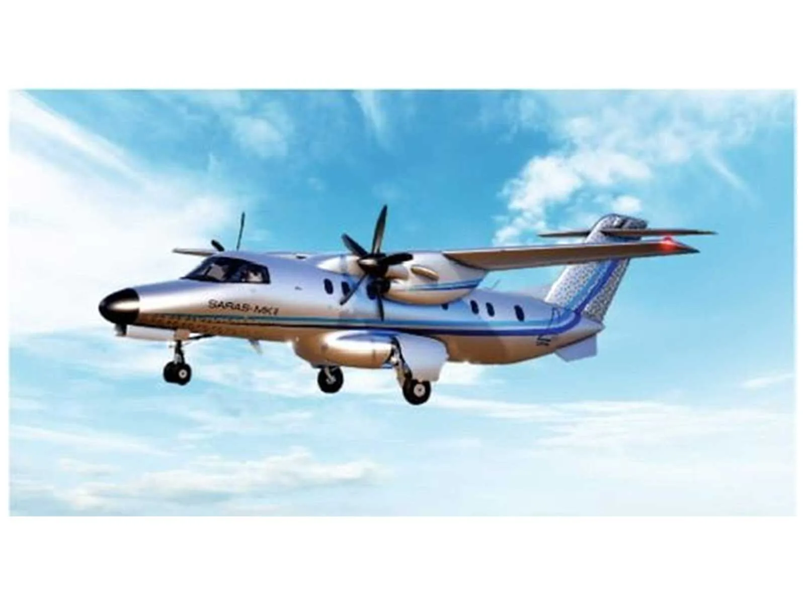 India finaliza diseño del avión indígena Saras MkII y avanza en nueva terminal aérea de Leh