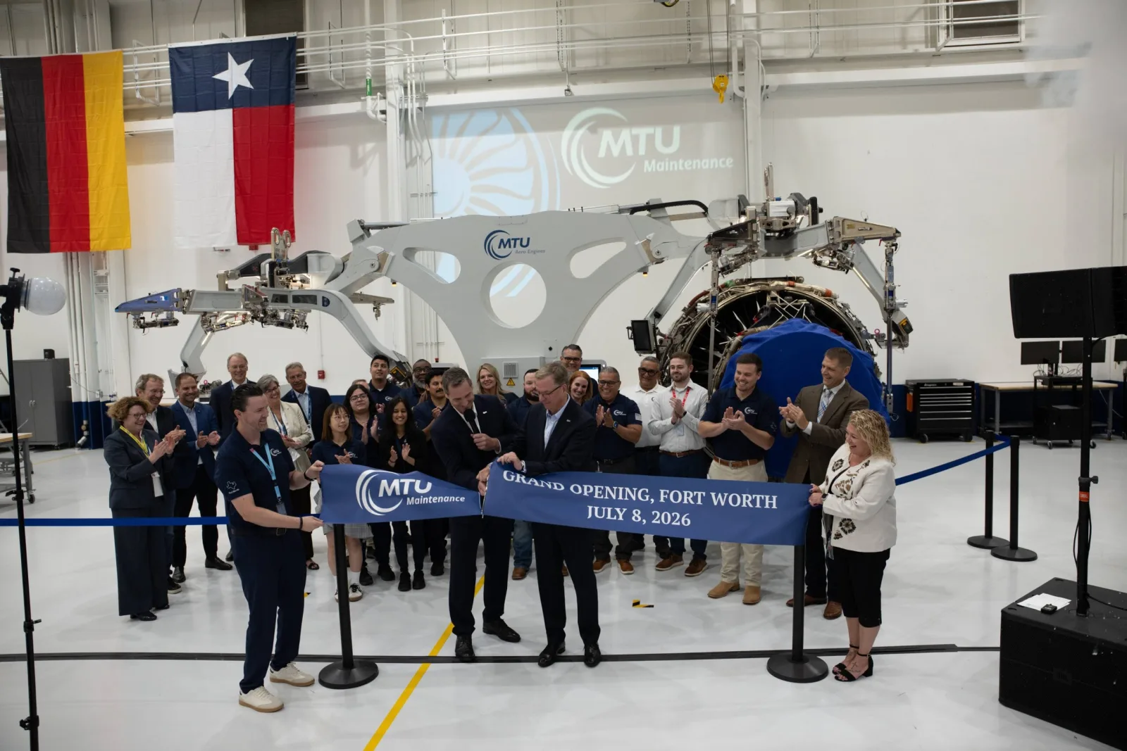 MTU inaugura centro de mantenimiento LEAP en Fort Worth para atender a GOL y expandir capacidad en EE. UU.