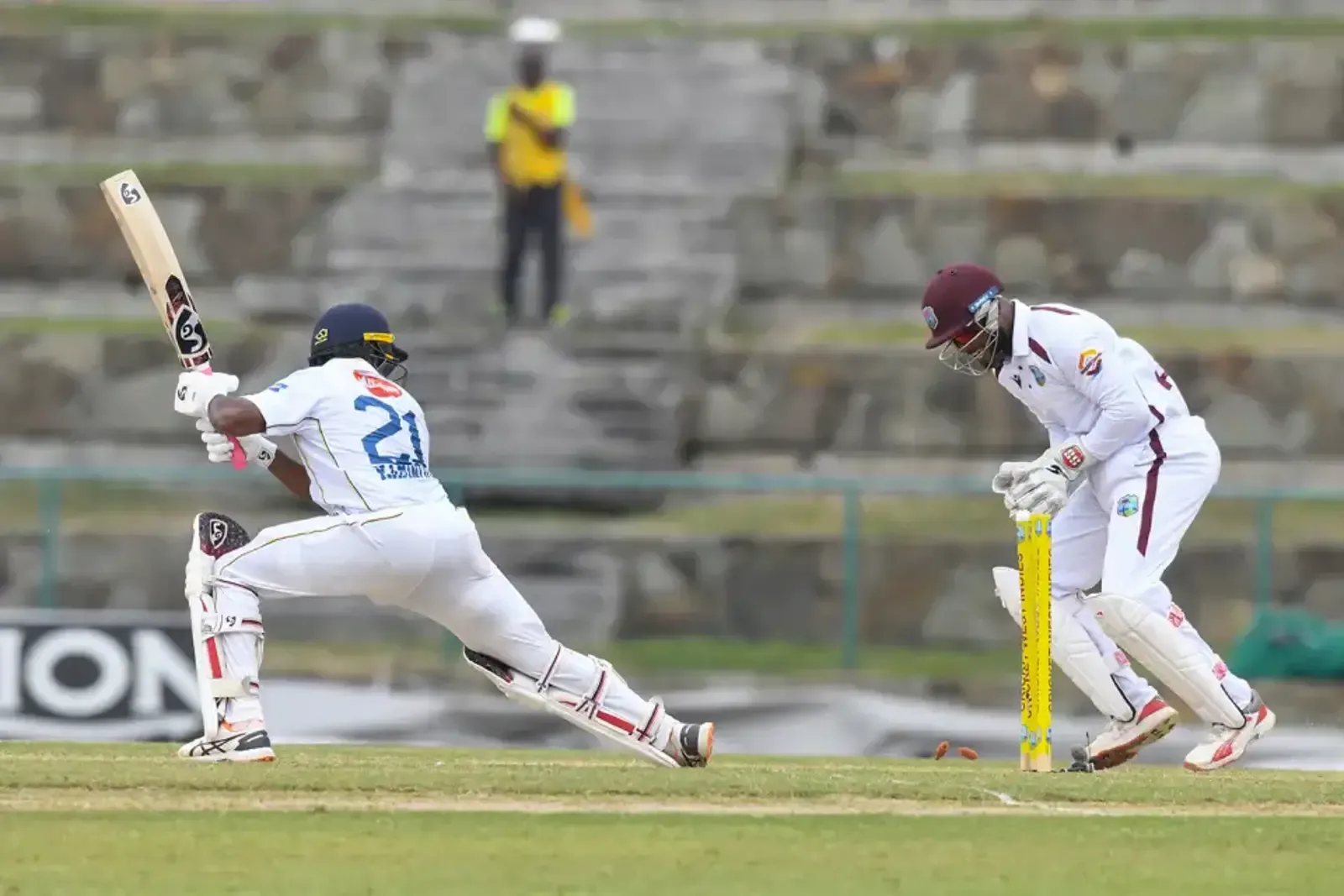Sri Lanka domina el primer día del segundo Test contra West Indies en Antigua